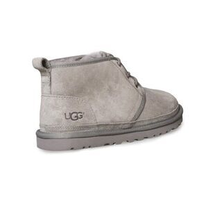 UGG Neumel Seal Gray Suede fur boots